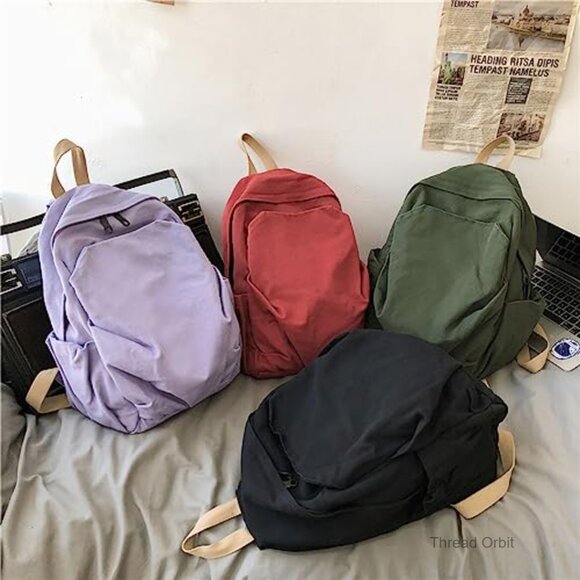 Large Canvas Travel Backpack for Work and Daily Use